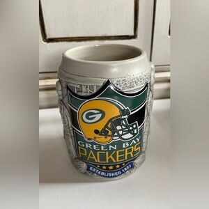 NFL Green Bay Packers Miller Lite 3D Beer Stein Commemorative Collectible
